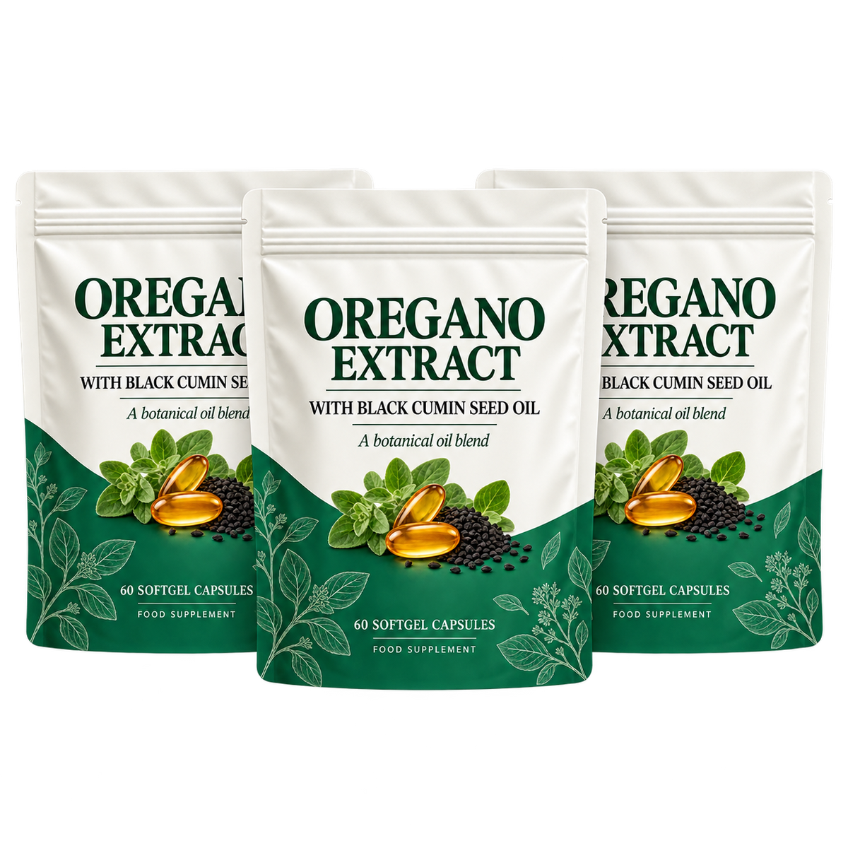 3 Pack | Oregano Oil Softgels