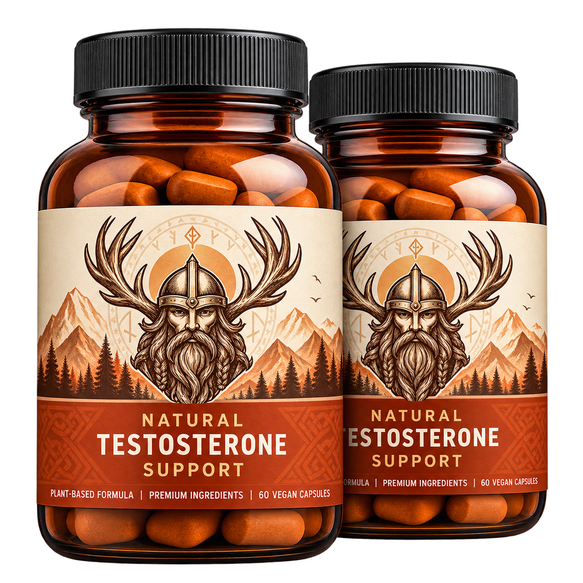 2 Pack I Natural Testosterone Booster