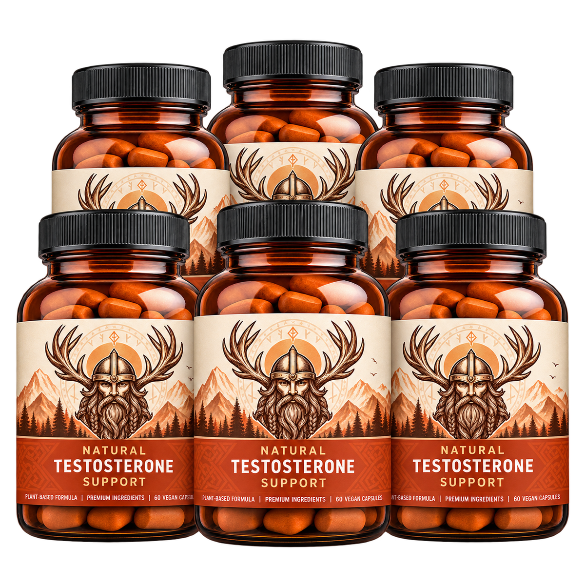 6 Pack I Natural Testosterone Booster